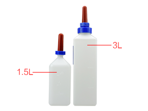 plastic calf milk bottle