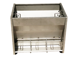 Automatic pig feeder with stainless steel